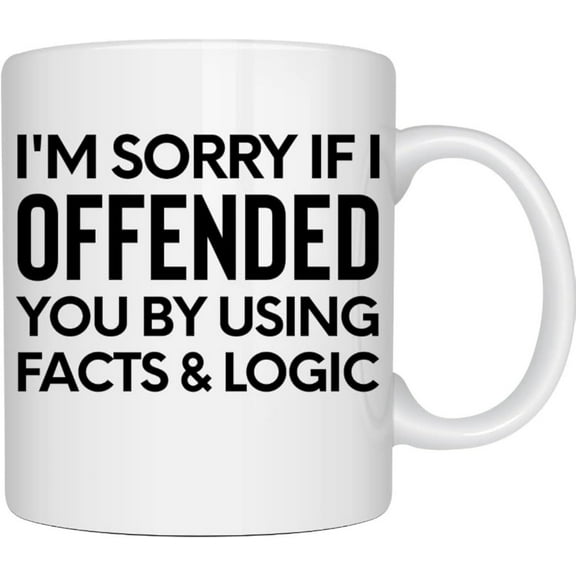 Ceramic Coffee Mug 11 oz Funny Saying Coffee Tea Cup Office for Coworker Mom Dad Mug Women Men Dark Humors True Joke Ceramic Mug - White