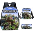 thumbnail image 3 of Mochila para periféricos del juego Minecraft, conjunto de tres piezas, alta calidad, alta calidad, 3 of 4