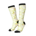 thumbnail image 2 of Haiem Lemon Potatoes Socks, Funny Novelty Crazy Design Cotton Socks Sports Socks Knee High Socks For Men, Women,1Pairs - Gift For Working Friends, 2 of 9