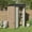 A, variant on Outdoor Storage Shed, 4.27 FT x2.42 FT Metal Tool Shed with Pitched Roof, Compact Metal Garden Shed Anti-Corrosion Storage House with Lockable Side Hinge Door for Backyard, Patio, Sundries (A)