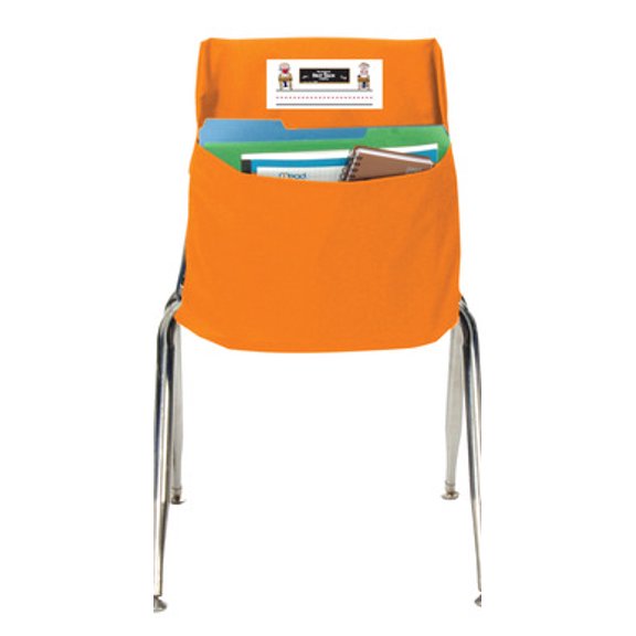 Seat Sack Storage Pocket, Standard, 14 Inches, Orange