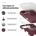 thumbnail image 4 of Funda de teléfono Elago compatible con iPhone 16 Pro Max Burgundy, 4 of 9
