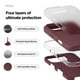 thumbnail image 4 of Funda de teléfono Elago compatible con iPhone 16 Pro Max Burgundy, 4 of 9