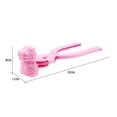 thumbnail image 2 of Molde de Arcilla de Nieve con Forma , Divertidos Juguetes de Actividades rosado Zulema Clip para hacer bolas de nieve, 2 of 8