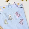 thumbnail image 4 of Usloyux Dog Paper Clips, Cute Animal Shaped Irregular Paper Clips for Financial Receipts Bookmarks Office Supplies, Bulk 50-Pack Metal Wire Clips for Study Stationery Organization, Fun Desk, 4 of 6