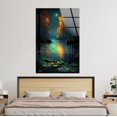 thumbnail image 4 of HelloGlass Tempered Glass Wall Art Oversized office Wall Decor Abstract Art And Cool Wall Hanging Lake View Wall Art Waterfall Wall Art View Wall Art 12x18inch, 4 of 11