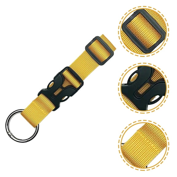 CIMAXIC Outdoor Travel 2Pcs Metal Spring Buckle Luggage Straps Heavy Duty for Suitcases and Backpacks