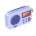 thumbnail image 1 of Radio Portátil Canales Duales Am Fm Receptor De Audio Pantalla De Retroiluminación Lcd Radio De Señal Estable Con Conector Para Auriculares De 3,5 Mm Y Antena Estirable Guardurnaity EL010154-00, 1 of 5