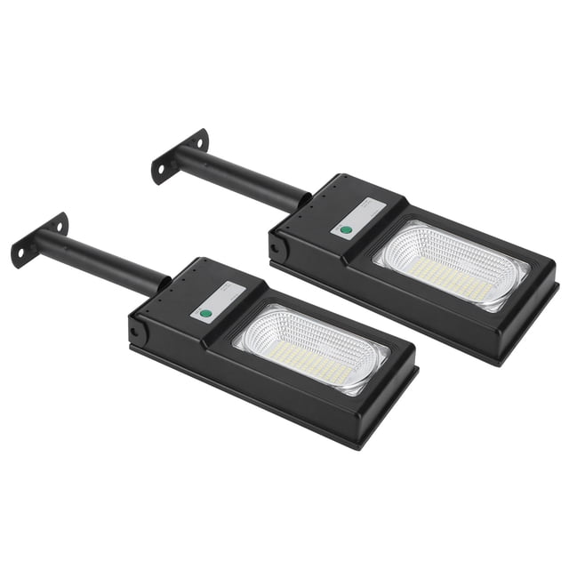 Luz de calle, 2 piezas 117 LED lámpara de inducción de luz solar accesorios de iluminación rendimiento confiable Jadeshay A