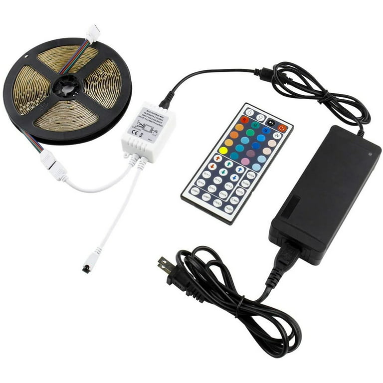 44 Key RGB LED Strip Light Remote Controller Wireless Dimmer IR Remote  Control, for SMD 5050 3528 28…See more 44 Key RGB LED Strip Light Remote