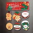 thumbnail image 3 of YISITIAN Christmas Decor Magnet Set - 12 PCS Santa Reindeer Snowmen & Tree Stickers for Fridge AZ1014-0004, 3 of 6