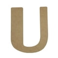 thumbnail image 1 of Wooden Letter Unfinished, Lemon Drop Font, Craft Cutout, 1 of 3