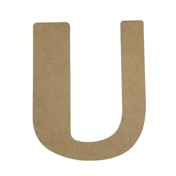 Wooden Letter Unfinished, Lemon Drop Font, Craft Cutout