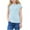 Blue, variant on Ohufall Toddler Kids Boys Girls T Shirts Cute Solid Color Casual Crew Neck T-shirts Summer Comfy Breathable Short Sleeve Cotton Tops for Children, Size 12M-10Y