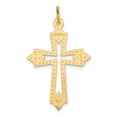 thumbnail image 4 of 10k Yellow Gold Cross Charm Pendant, 4 of 4