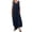 BU1, variant on Sngxgn Women's Summer Bodycon Casual Midi Sleeveless Hollow Out Knit Side Slit Striped Long Tank Dress(BU2,M)