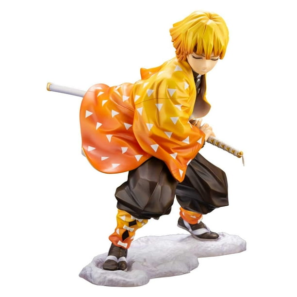 Zenitsu Figure Ghost Slayer Combat Skill Anime Figures Collection Model