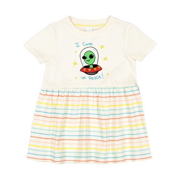 Inktastic Alien Girls Baby Dress