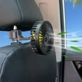 thumbnail image 3 of POINTERTECK Ventilateur de Voiture USB 3 Vitesses Ventilateur de Refroidissement de Voiture Réglable Ventilateur de Refroidissement de Voiture USB Circulateur d'Air Alimenté Ventilateur Électrique Portable avec Feuille Parfumée pour les Voitures Camping Poussette Cuisine Salle de Bains, 3 of 11