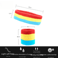 thumbnail image 2 of Protector de muñeca para hombres y mujeres, diadema deportiva, banda para el cabello, protector de muñeca, conjunto de banda para el sudor de poliéster y algodón, equipo de protección deportivo, 2 of 2