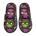 thumbnail image 1 of Balery Monstrous Cartoon Characters Pantuflas de Casa de Felpa Silenciosas con Diseño Estampado, Zapatillas Cómodas Antideslizantes de Algodón para Interior-Medium, 1 of 8
