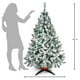 thumbnail image 3 of Árbol de Navidad Naviplastic Glaciar color Verde nevado de 160 cm, 3 of 3