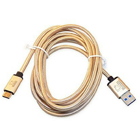 RHINO MFI LIGHTNING CABLE W/ALUMINUM ALLOY TIP-10 FT GOLD (Best Computer For Rhino 5)