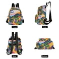 thumbnail image 4 of FORMRS Mini Backpack Purse for Women Travel Daypack Casual Shoulder Bag, Art Path, 4 of 7