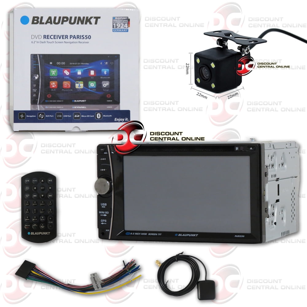 Blaupunkt Double DIN 6.2 Navigation DVD CD player stereo USB AUX