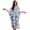 Toile De Jouy Sharks, variant on Xixirimido Cute Pandas Print Womens Kaftan Dresses Long Caftans Plus Size Batwing Sleeve Swimsuit Coverup V Neck Summer Beach Dress