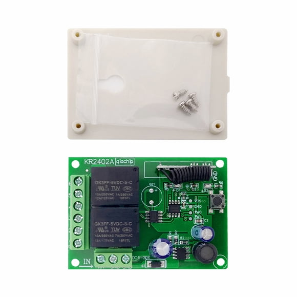 Módulo de interruptor Inteprter control remoto inalámbrico para motor de DC6V-24V