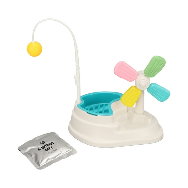 Juguete De Hierba Para Gatos, Alivio De La Ansiedad Juguete Interactivo De Molino De Viento Para Lavabo De Hierba Para Gatos Para Interiores