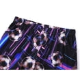 thumbnail image 4 of Beezizac Boys 2-Pack Soft Sleep Shorts Black Soccer Neon & Blue Basketball Assorted Pajama Bottoms Sizes 6, 4 of 6