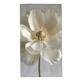 thumbnail image 1 of Balery Elegant Ivory Flower Toalla de Microfibra Premium con Estampado – 27.5x16 pulgadas, Alta Absorción, Suave y Aterciopelada, Secado Rápido, 1 of 6