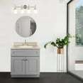 thumbnail image 4 of Design House Brookings Ready to Assemble Vanity With Golden Granite Top in Gray, 31-Inch, 4 of 25