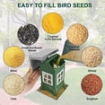 thumbnail image 3 of 4 Pcs Hanging Flower Hummingbird Feeder Outdoor Attracts Birds Weather-Resistant Easy Fill & Clean Garden Decor Gift for Nature Lovers, 3 of 5