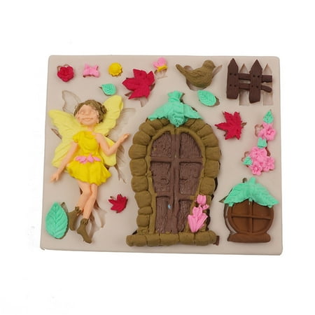

CHOMOEN for Butterfly Fairy Silicone Mold Fondant Cake Border Mould Chocolate Mould Cake Decor Tools Kitchen Baking Accessories