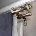 thumbnail image 3 of 5/8" Adjustable 48 - 84" Riley Double Curtain Rod - Antique Gold, 3 of 3