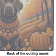 thumbnail image 5 of Carolines Treasures DAC1055LCB 15 x 12 in. Unisex Chocolate Labrador Retriever Fall Glass Cutting Board - Large, 5 of 5