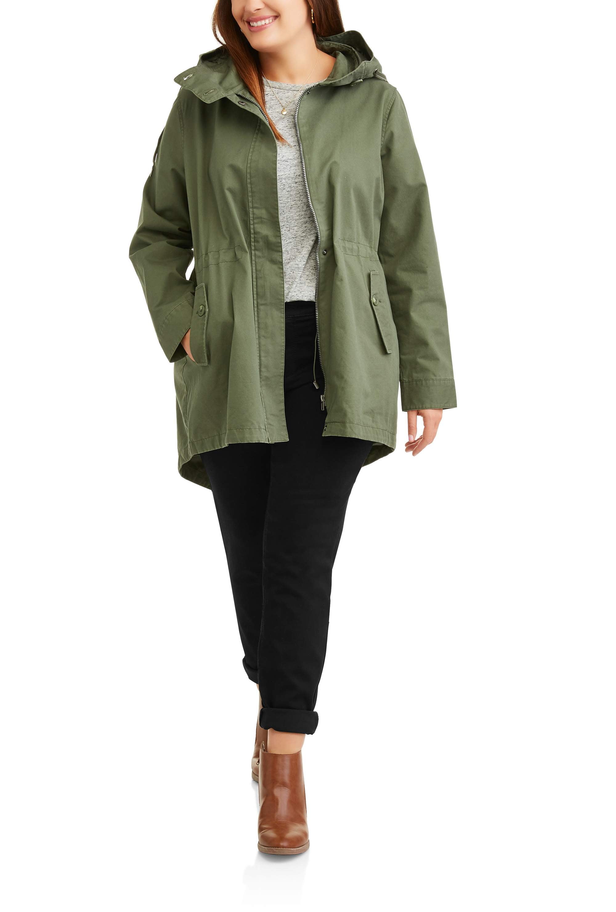 plus size anorak jacket walmart
