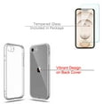 thumbnail image 2 of For For iPhone 16e Phone Case Cover, Shockproof Case with Tempered Glass Screen Protector, by OneToughShield - Fireworks, 2 of 2