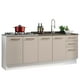 thumbnail image 1 of Kit de Cocina MADESA 2 Muebles 3 Cajones 4 Puertas Blanco/Crema Agata, 1 of 5