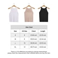 thumbnail image 3 of Deago Women's Summer Knit Halter Tank Tops Crochet Hollow Out Sleeveless Casual Racerback Cami Sweater Vest (Black, L), 3 of 9