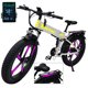 thumbnail image 1 of Bicicleta eléctrica Ruedas anchas Xforz Fat1000TourWhite 1000W R26x4" 14Ah 21 Vel. Salpicadera y Soporte&nbsp;Equipaje Marco, 1 of 1