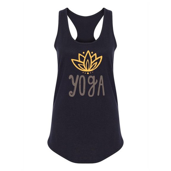 Yoga And Lotus Tank Women -Image by Shutterstock, Female XX-Large