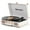 White, variant on Udreamer Bluetooth Portable Suitcase Record Player with 3-speed Turntable & Built-in Speakers | Black