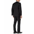 thumbnail image 3 of Adam Baker by Mantoni Men's Regular Fit 100% Wool Peak Lapel Tuxedo - Black - 34S, 3 of 5