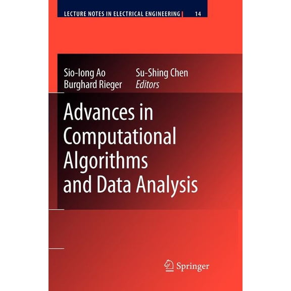 Lecture Notes in Electrical Engineering Advances in Computational Algorithms and Data Analysis, Book 14, (Paperback)