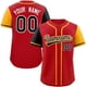 thumbnail image 3 of Camisetas de béisbol personalizadas de manga corta con botones y nombre y número impresos personalizados para adultos y jóvenes que practican estilo libre al aire libre, 3 of 5