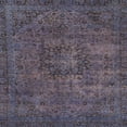 thumbnail image 1 of Ahgly Company Machine Washable Indoor Square Abstract Plum Purple Area Rugs, 3' Square, 1 of 7